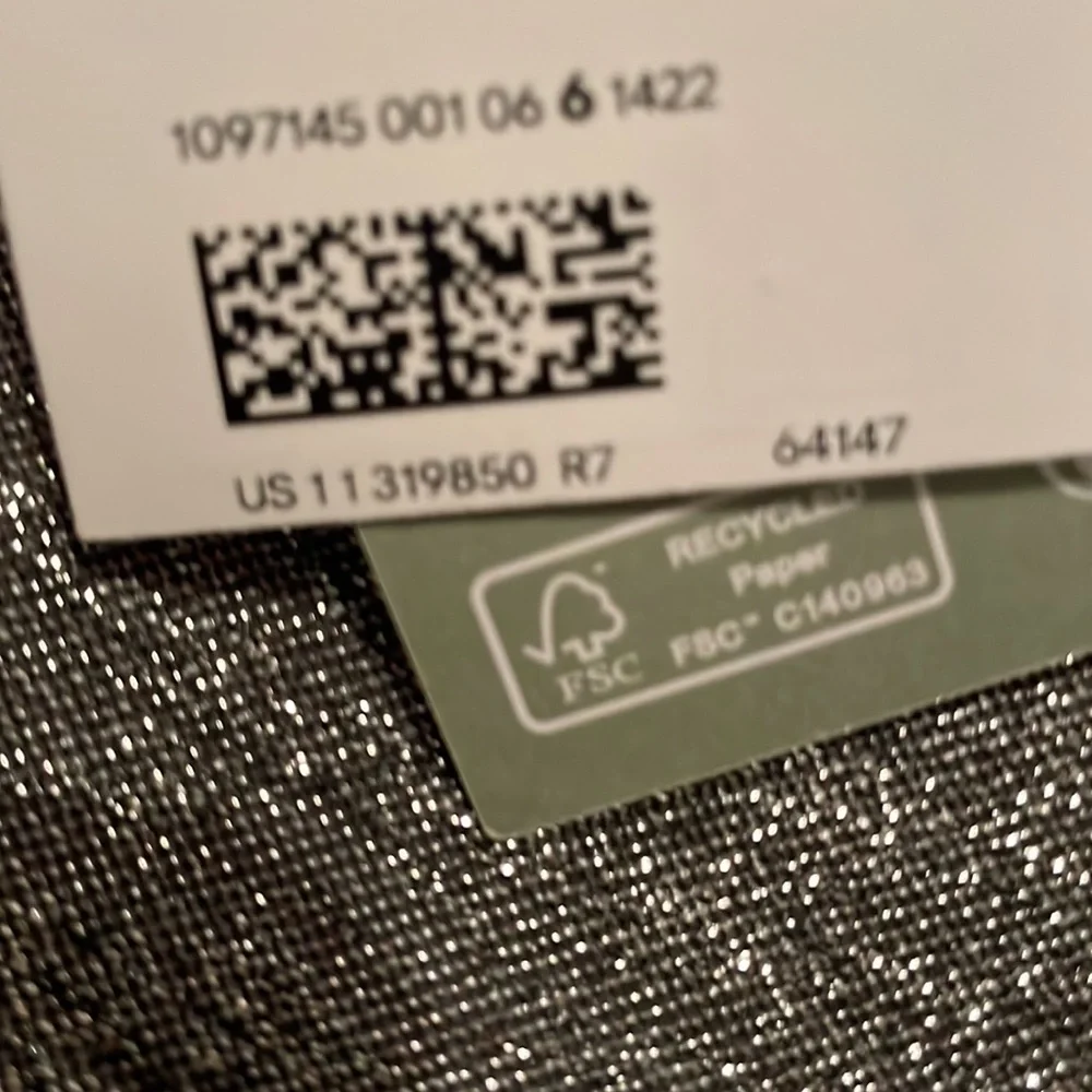 H&M silver shiny mini skirt. Size8 I put it with a shirt I’m selling too see 👀 - Picture 10 of 11